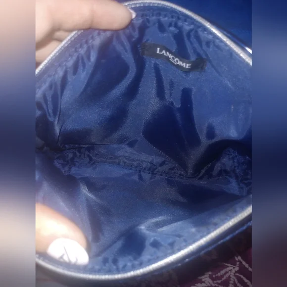 Lancome Cosmetic Bags Royal And Navy Blue - Picture 5 of 6